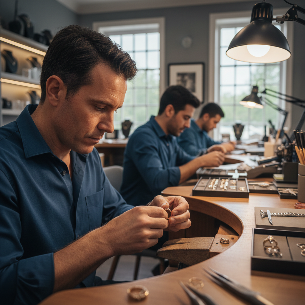 Inside the CRM Jewelers showroom